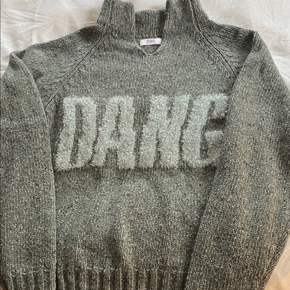 Open Neck Dangerous Sweater